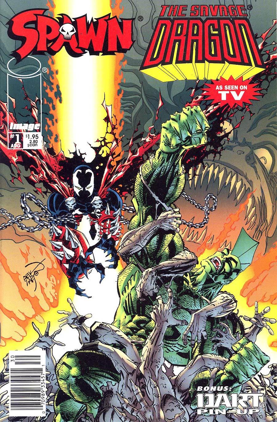 Spawn The Savage Dragon #1 (Savage Dragon Vol 2 #30 Alternate Version)