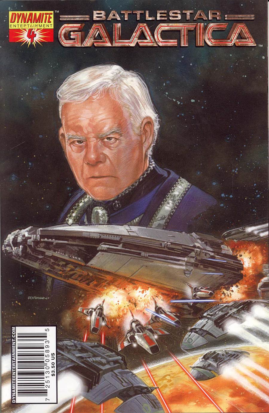 Classic Battlestar Galactica #4 Regular Dave Dorman Cover