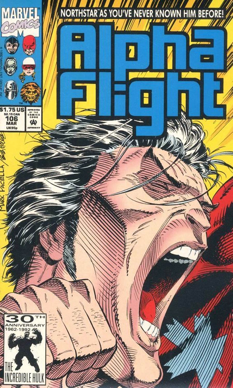 Alpha Flight #106 Cover B 2nd Ptg