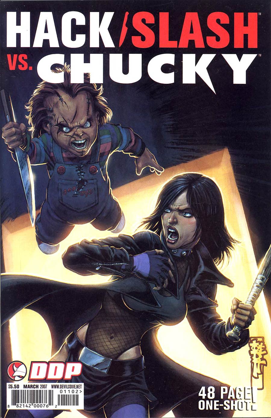 Hack Slash vs Chucky Cvr B Rodriguez