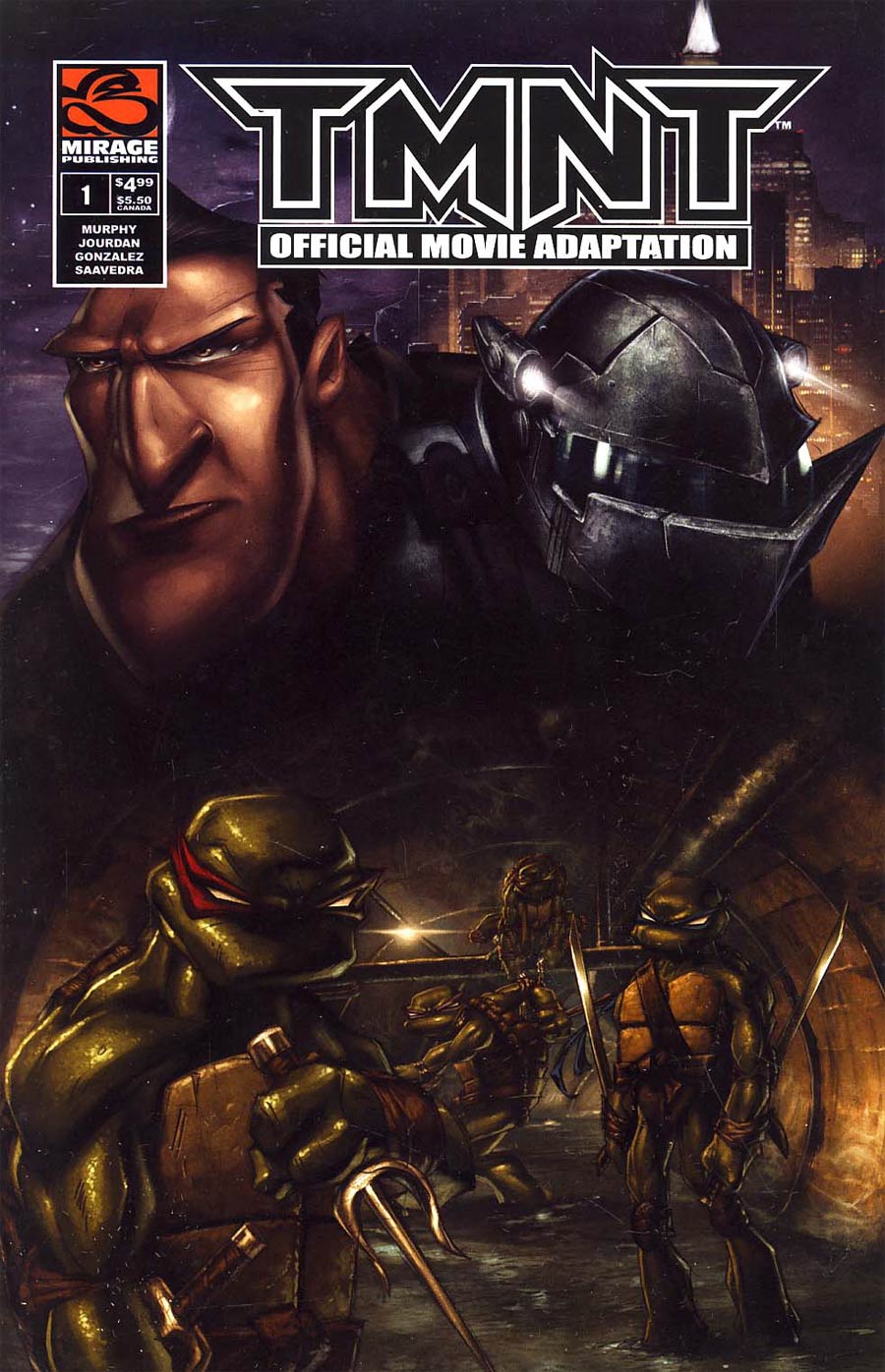 TMNT The Movie Adaptation #1