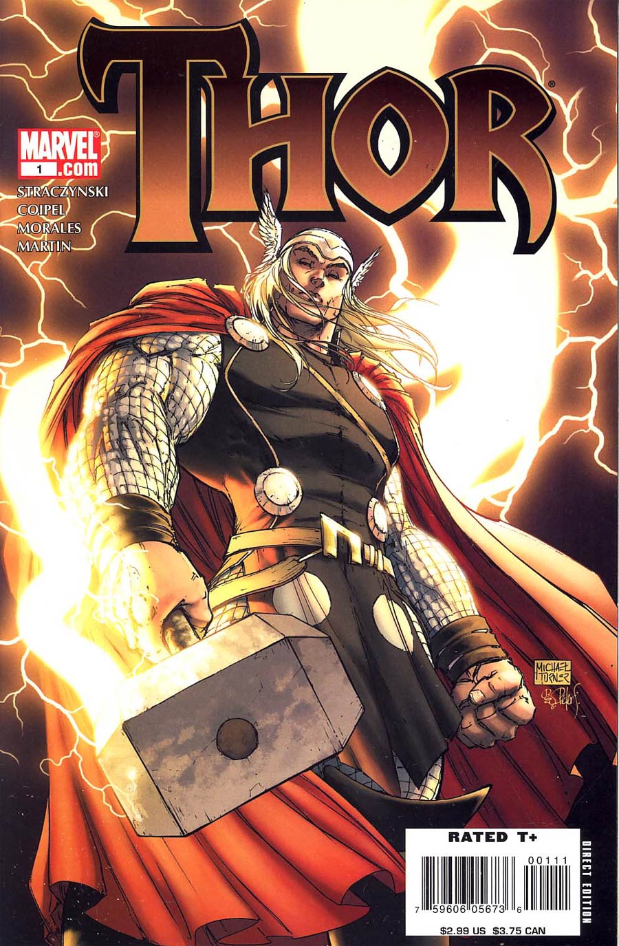 Thor Vol 3 #1 Cover B 1st Ptg Michael Turner Cover