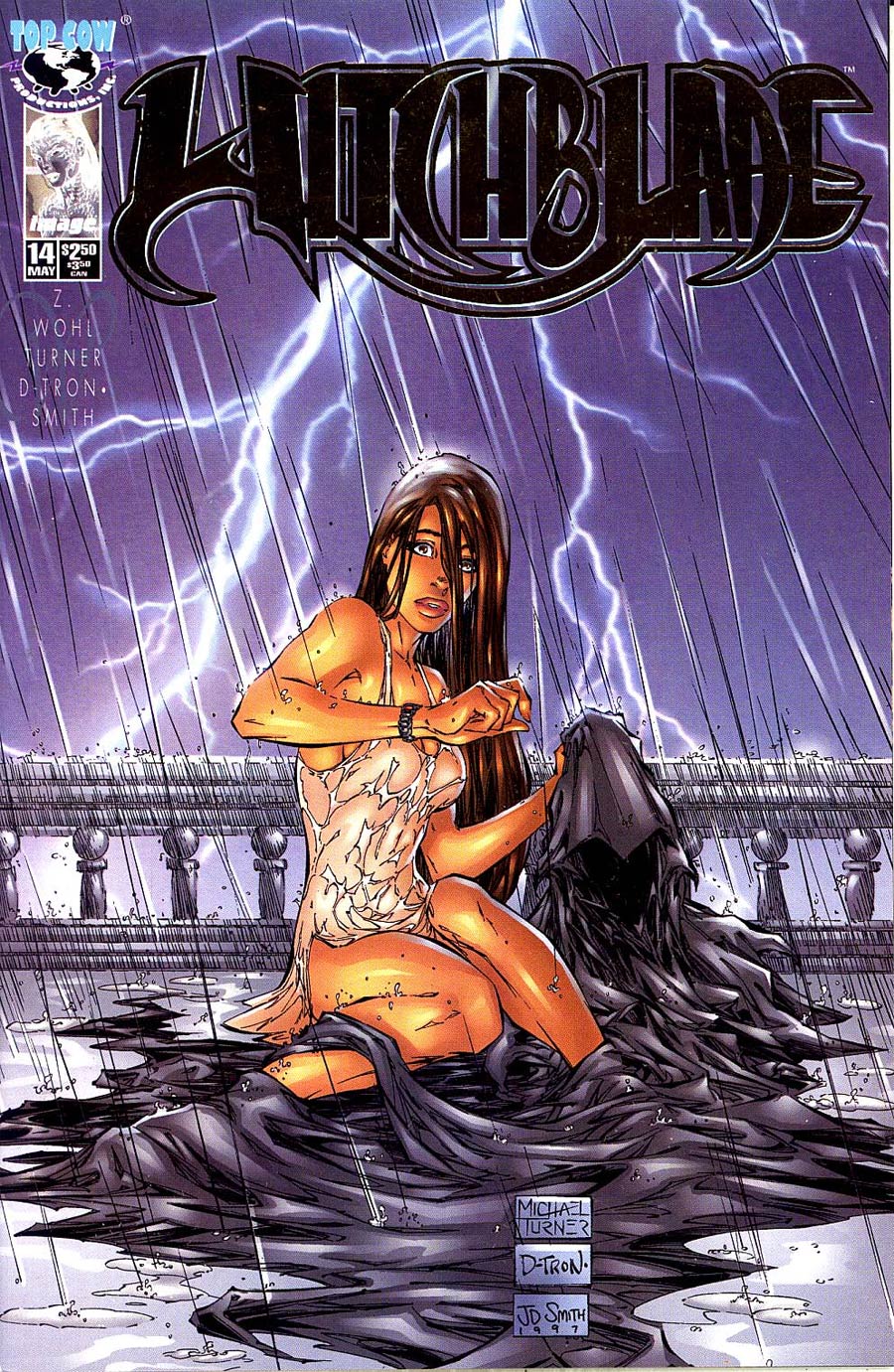 Witchblade #14 Cover B American Entertainment Gold Logo Edition With Certificate