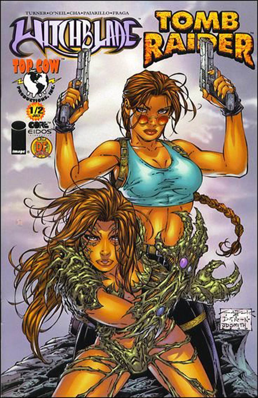 Witchblade Tomb Raider #1/2 Cover B DF Andy Park Cover