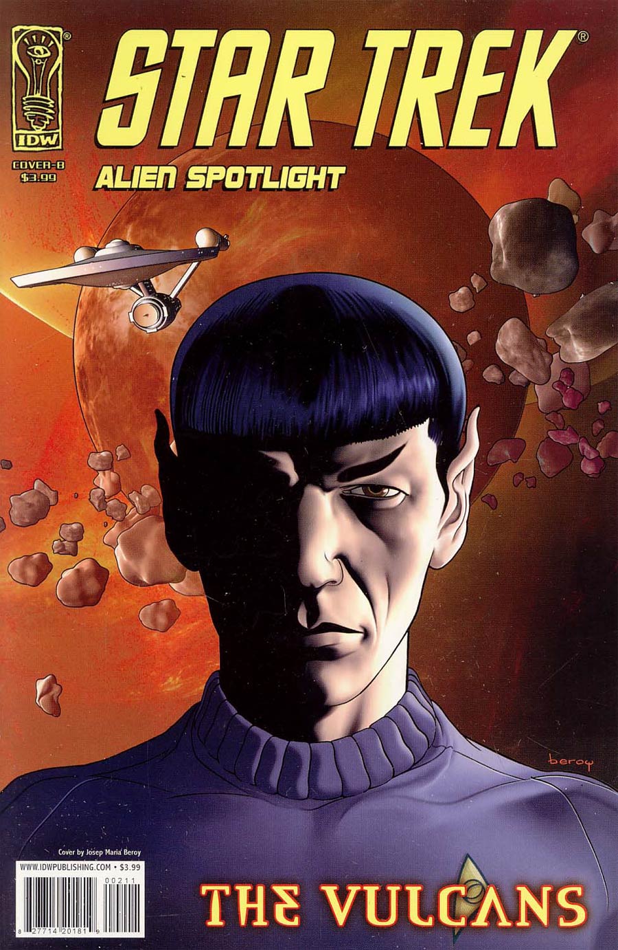 Star Trek Aliens Spotlight Vulcans Regular Josep Maria Beroy Cover