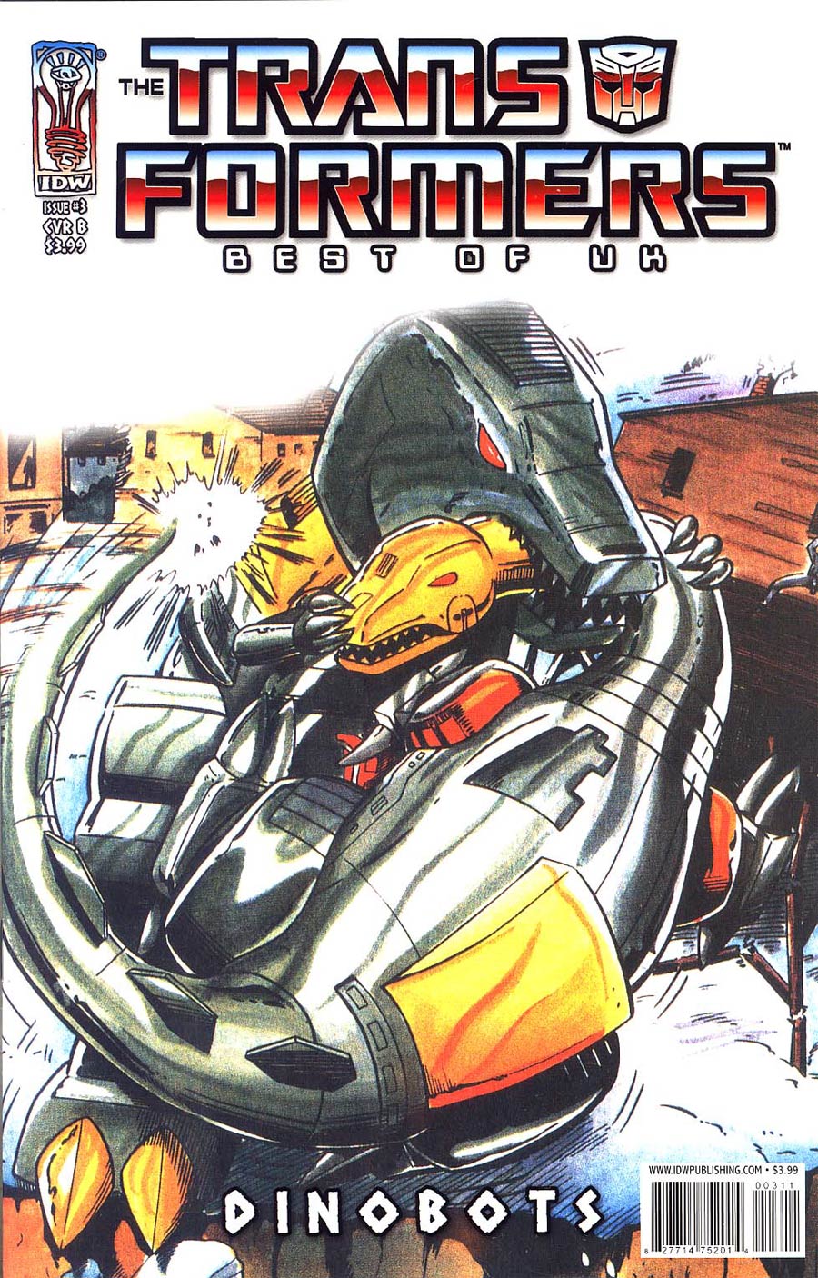 Transformers Best Of UK Dinobots #3 Regular Cover B