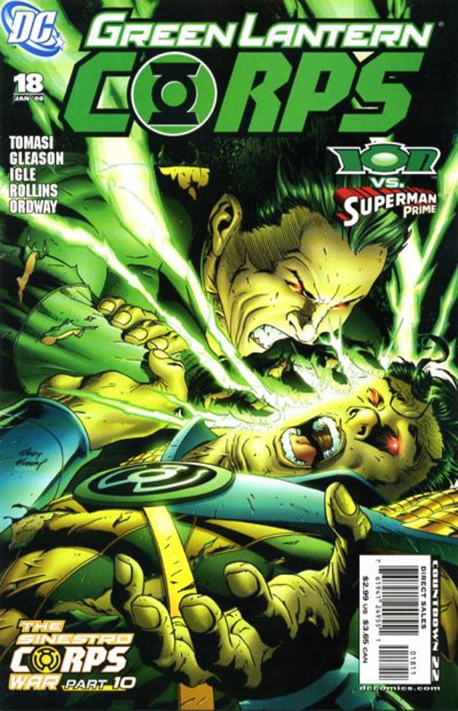 Green Lantern Corps Vol 2 #18 (Sinestro Corps War Part 10)