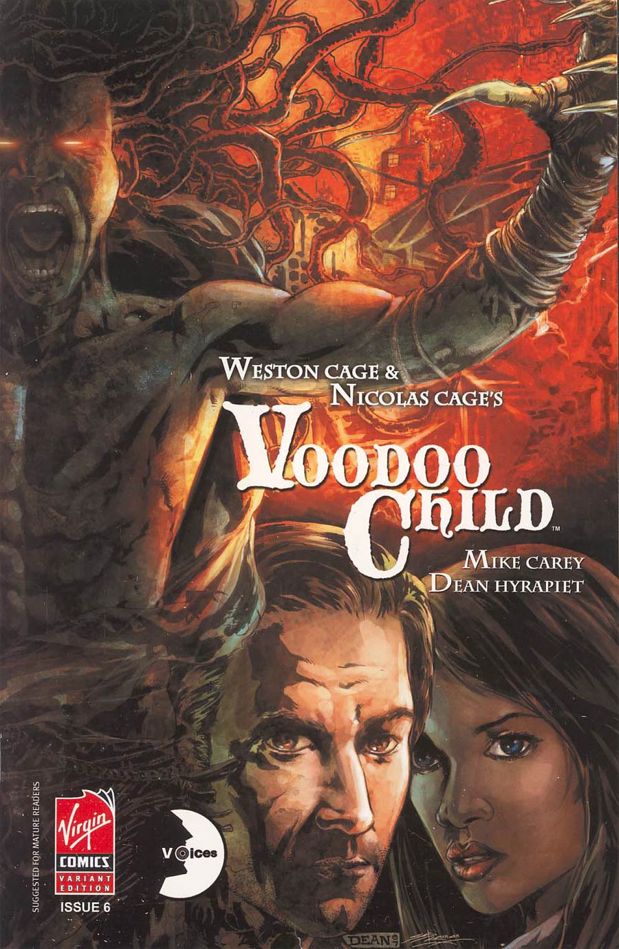 Nicolas Cages Voodoo Child #6 Dean Hyrapiet Cover