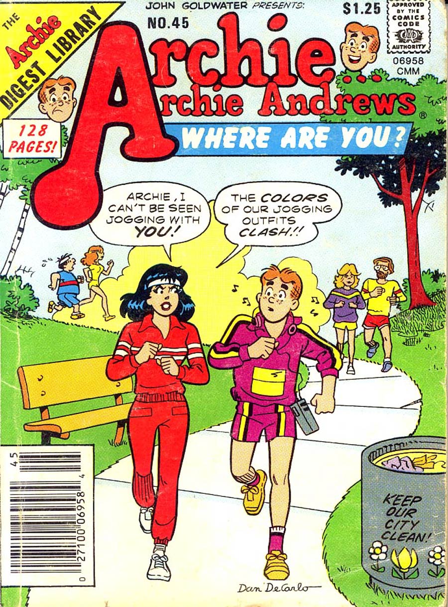 Archie Archie Andrews Where Are You Comics Digest Magazine #45