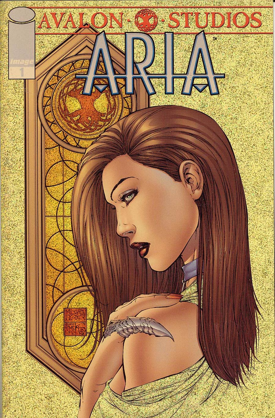 Aria #1 Cover C Michael Turner Gold Prism Cover