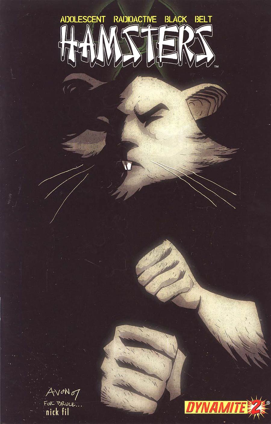 Adolescent Radioactive Black Belt Hamsters Vol 2 #2 Cover B Regular Michael Avon Oeming Cover