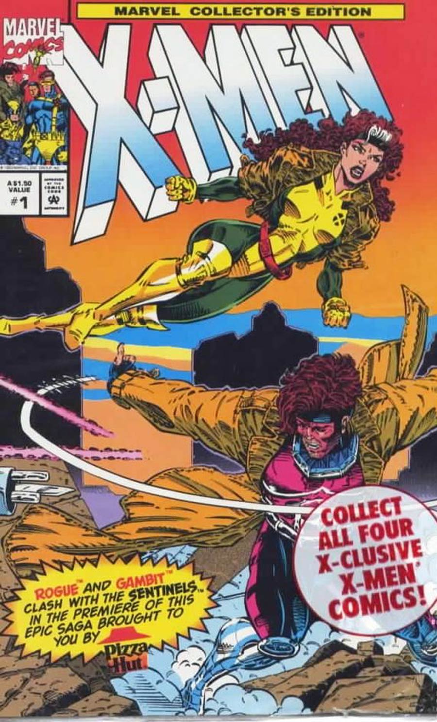 Marvel Collectors Edition X-Men #1 Cover A Pizza Hut Giveaway With Polybag
