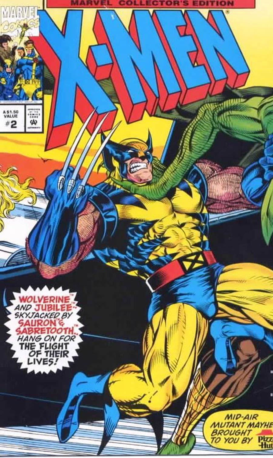 Marvel Collectors Edition X-Men #2 Cover B Pizza Hut Giveaway Without Polybag