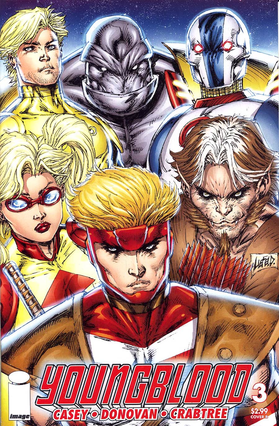 Youngblood Vol 4 #3 Rob Liefeld Cover