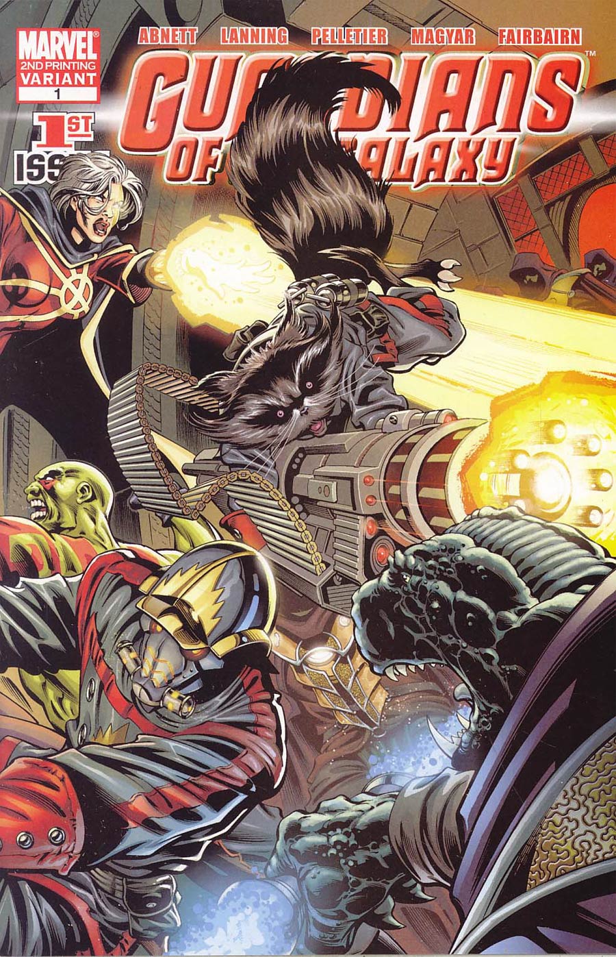 Guardians Of The Galaxy Vol 2 #1 Cover B 2nd Ptg Pelletier Variant Cover