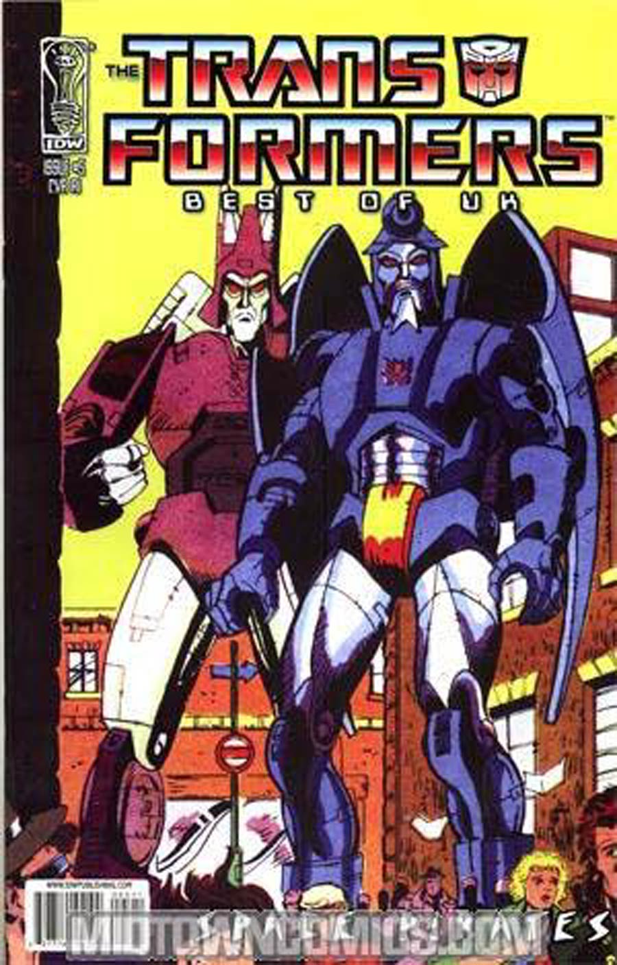 Transformers Best Of UK Space Pirates #5 Incentive Retro Art Variant Cover