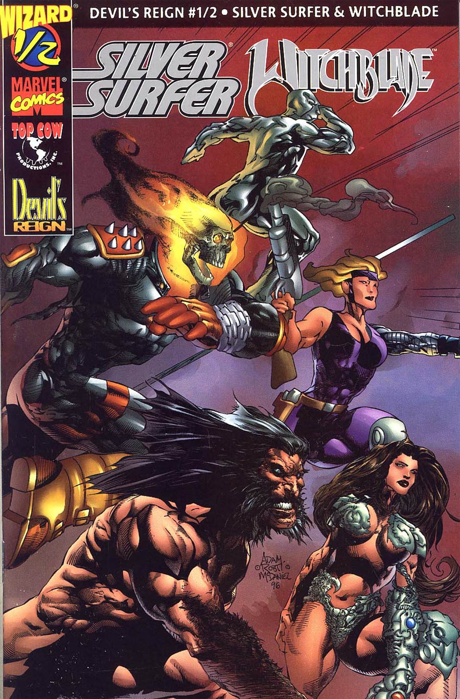 Devils Reign #1/2 Cover C Platinum Edition With Certificate