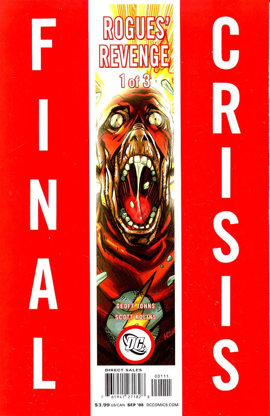 Final Crisis Rogues Revenge #1 Cover A 1st Ptg Story Sliver Cover