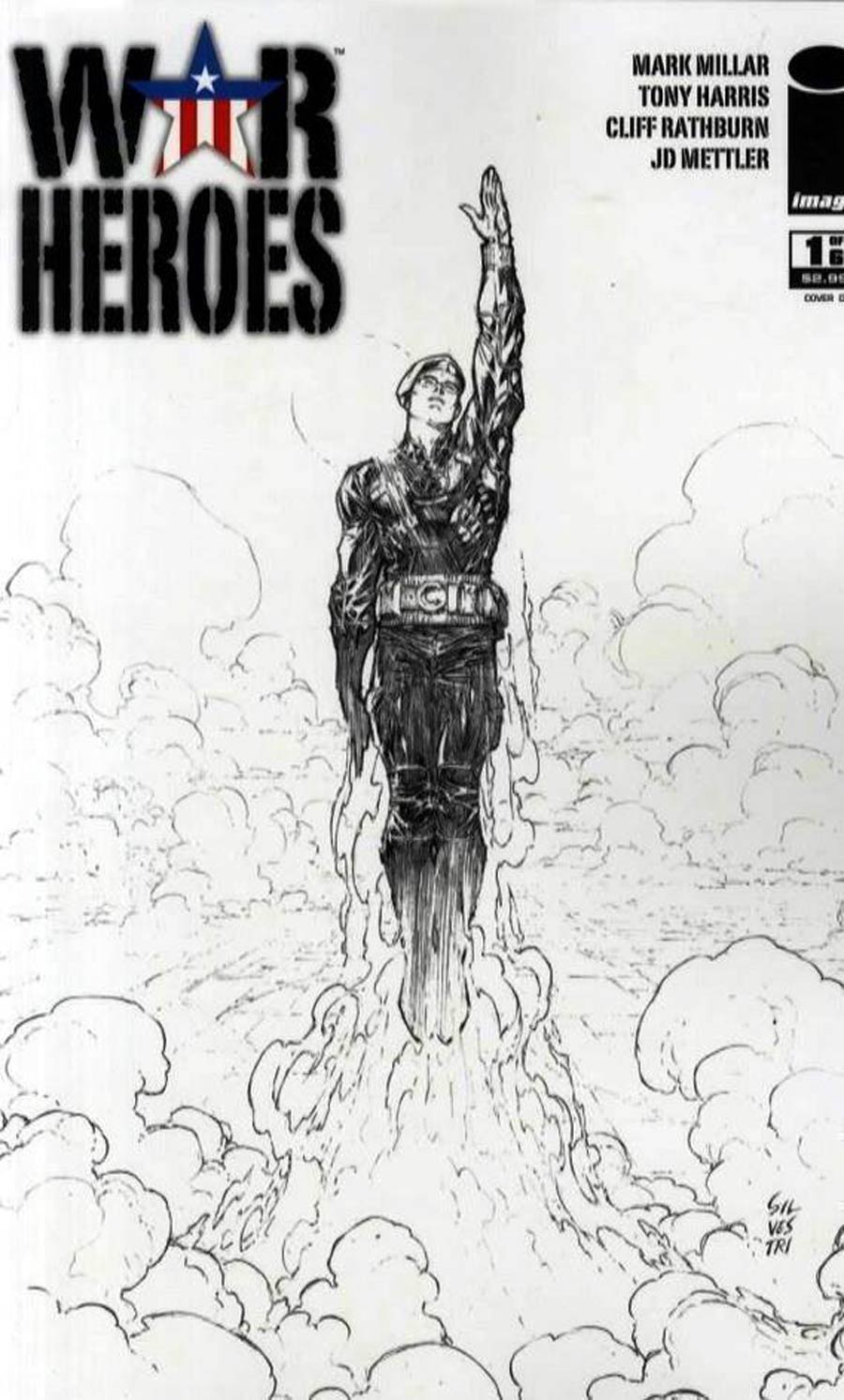 War Heroes (Image) #1 Cover D Incentive Marc Silvestri Sketch Cover