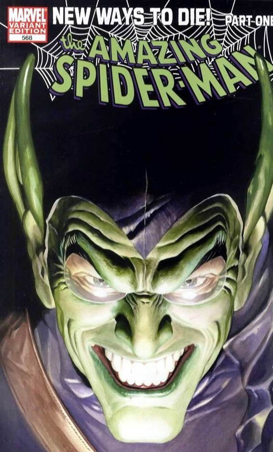 Amazing Spider-Man Vol 2 #568 Cover B 1st Ptg Variant Alex Ross Green Goblin Cover 