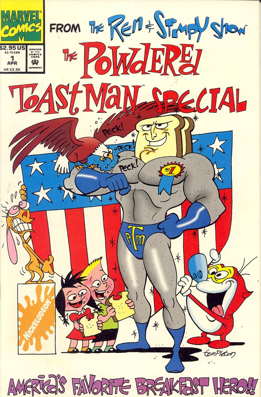 Ren & Stimpy Show Special Powdered Toast Man #1