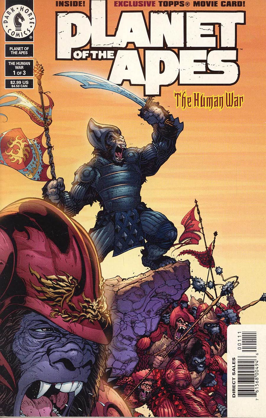 Planet Of The Apes Human War #1 Cover A Art Cover