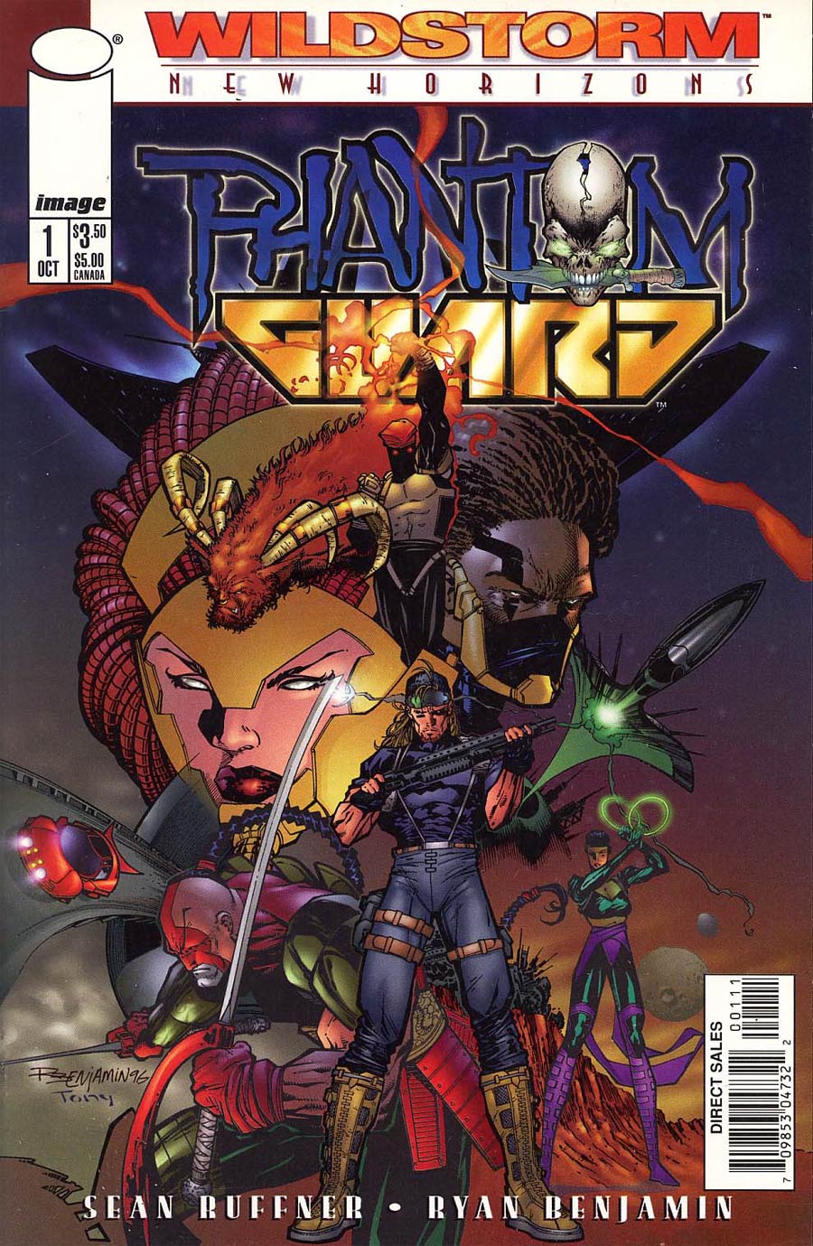 Phantom Guard #1 Cover D Voyager Pack Without Polybag