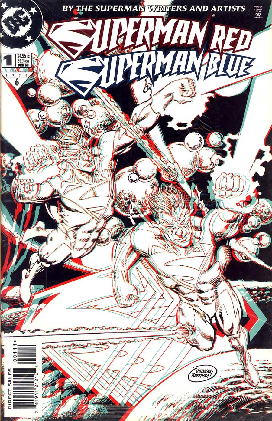 Superman Red Superman Blue #1 Cover A Collectors Edition With Polybag
