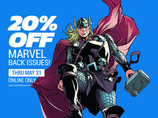 20% Off Marvel Back Issues