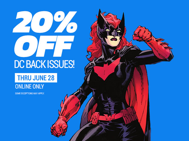 20% off DC back issues
