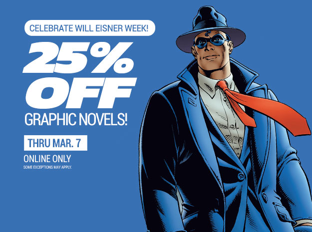 25% off graphic novels