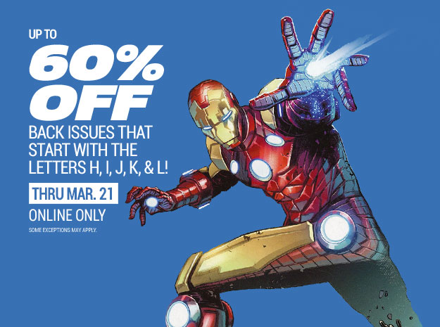 Up to 60% off back issues H-L
