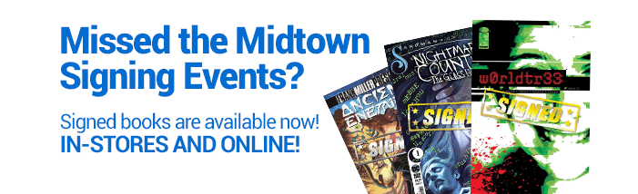 Signed at Midtown Comics