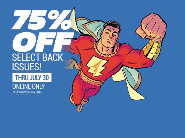70% off select back issues