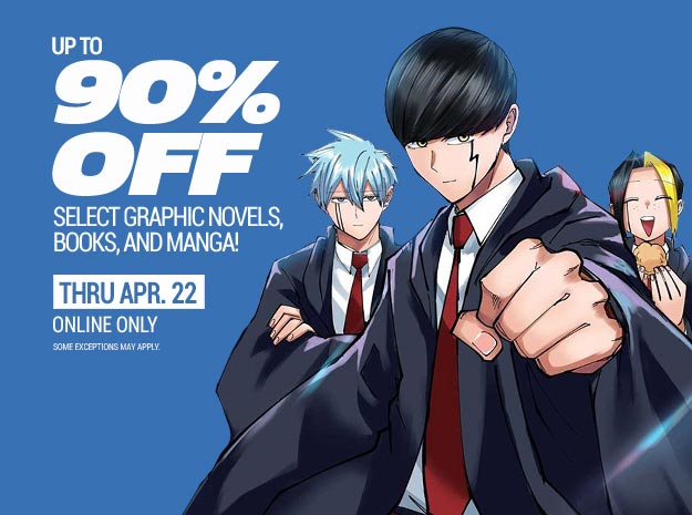 Select graphic novels $6.99 or less