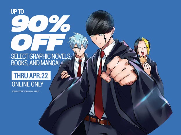 Select graphic novels $6.99 or less