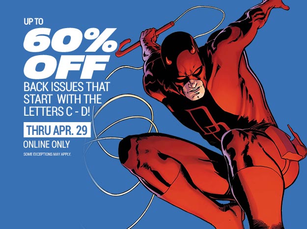 Up to 60% off back issues C & D