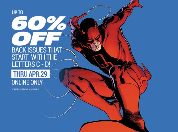 Up to 60% off back issues C & D