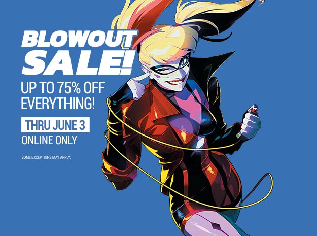 Blowout Sale! Up to 75% off everything