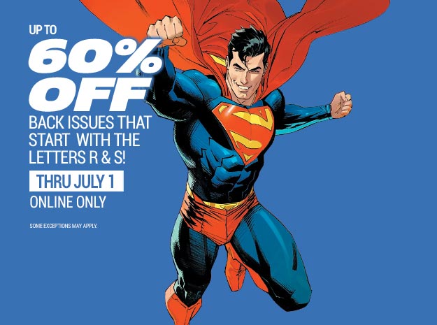 Up to 60% off back issues R & S