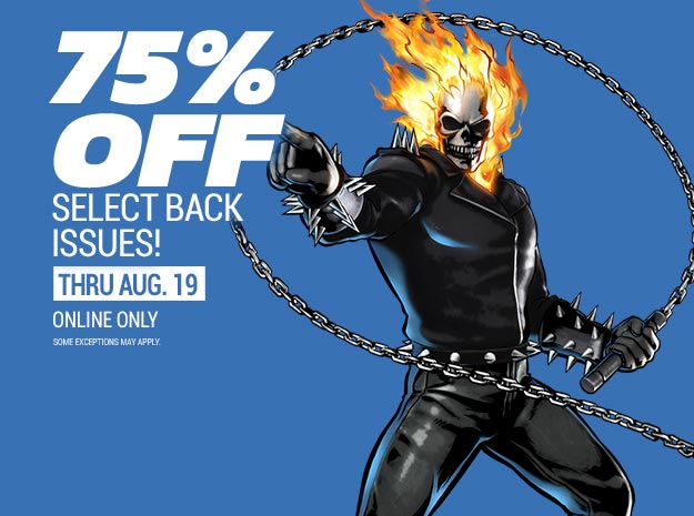Up to 75% off all back issues