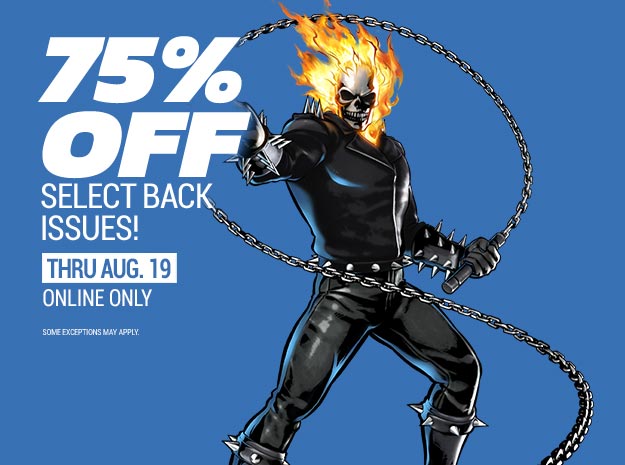 Up to 75% off all back issues