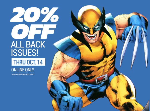 20% off all back issues