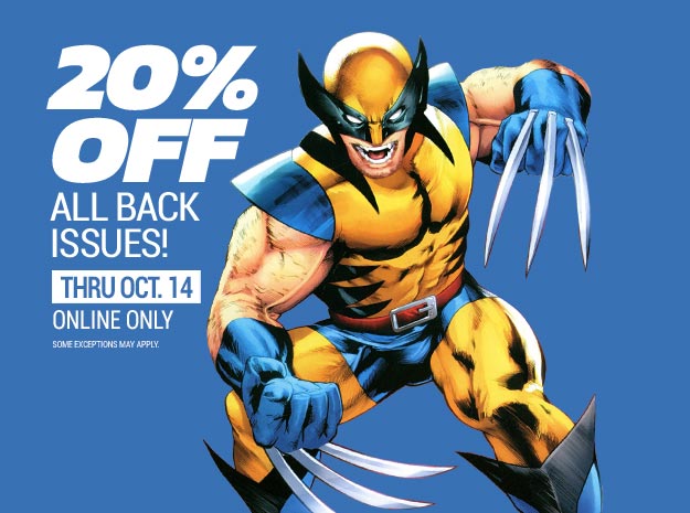 20% off all back issues