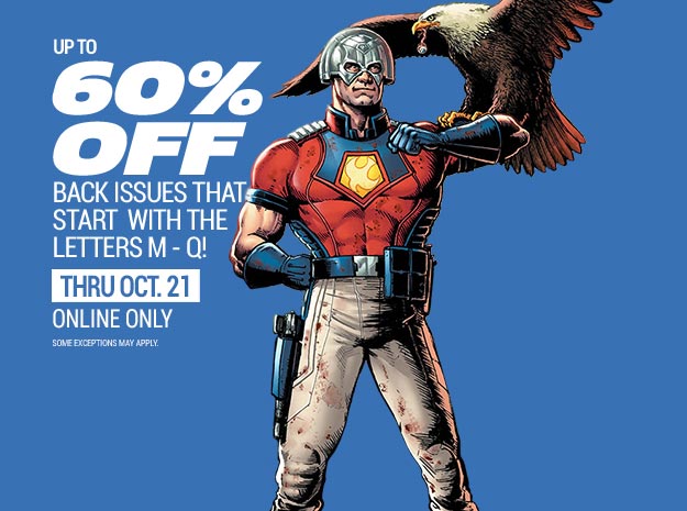 Up to 60% off back issues M-Q!