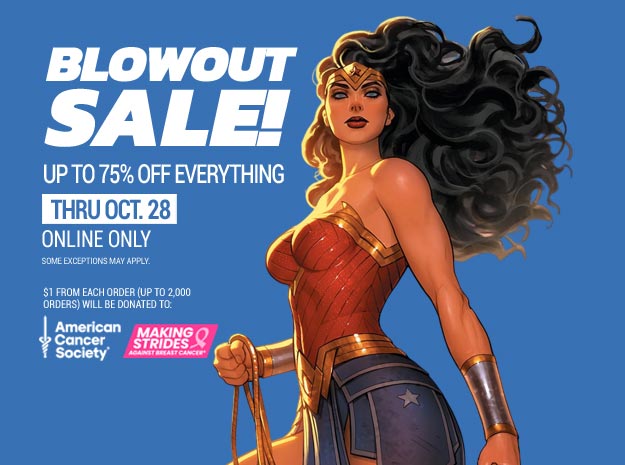 Blowout Sale! Up to 75% off everything!