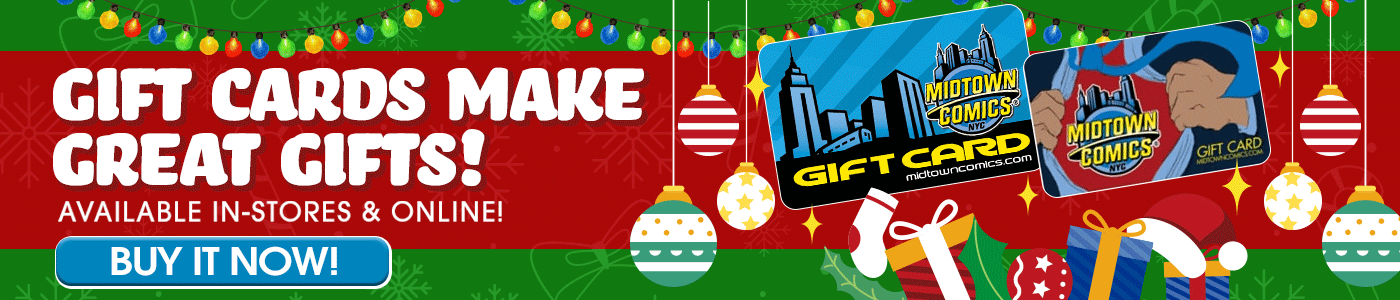 Midtown Comics Gift Card Banner
