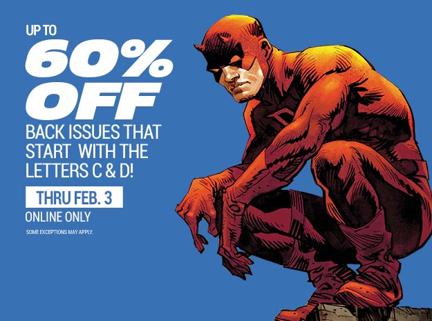 Up to 60% Off Back Issues that start with letters C & D