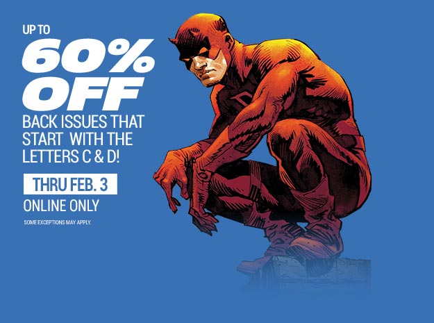 Up to 60% Off Back Issues that start with letters C & D