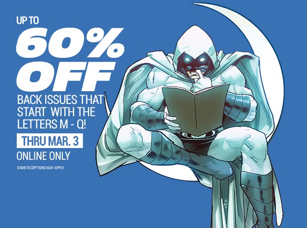 Up to 60% Off Select Back Issues